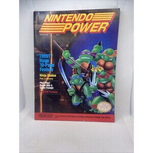 Nintendo Power Magazine May/June 1989 Teenage Mutant Ninja Turtles w/ Poster